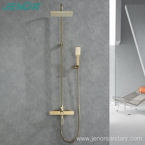 Professional Brass Massage Shower Faucet Set